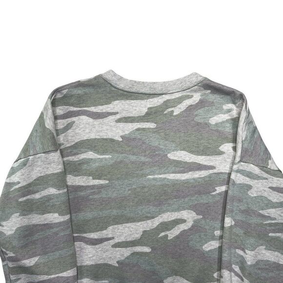 Aerie Women's Size Small Camo Crewneck Sweatshrit - Picture 7 of 12